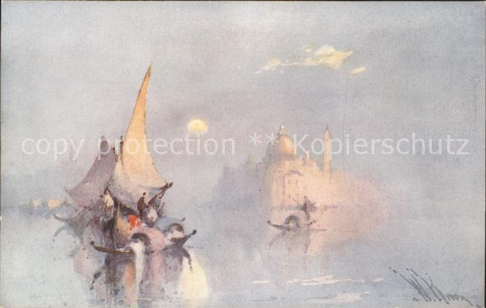 Verlag Tucks Oilette Nr. 2980 Glorious Venice Venedig Venezia Gondel