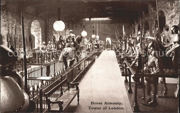 Rittertum Mittelalter Horse Armoury Tower of London
