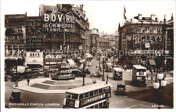 Autobus Omnibus Piccadilly Circus London
