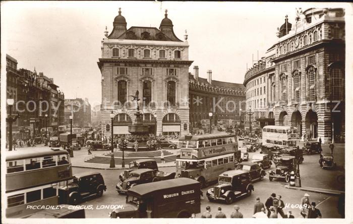 Autobus Omnibus Autoverkehr Piccadilly Circus London