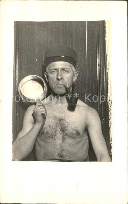 Pfeife Kochtopf Militaria