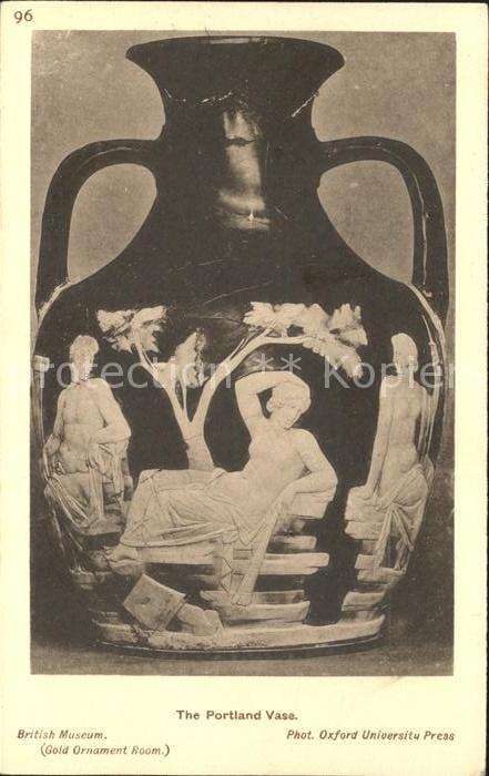 Vase Portland Vase British Museum Gold Ornam