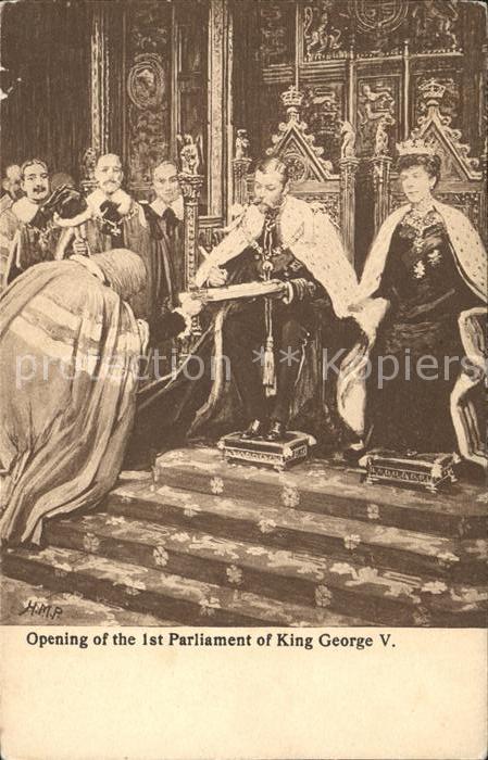 Adel England King George V. First Parliament