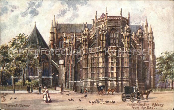 Verlag Tucks Oilette Nr. 7033 Westminster Abbey Charles E. Flowe
