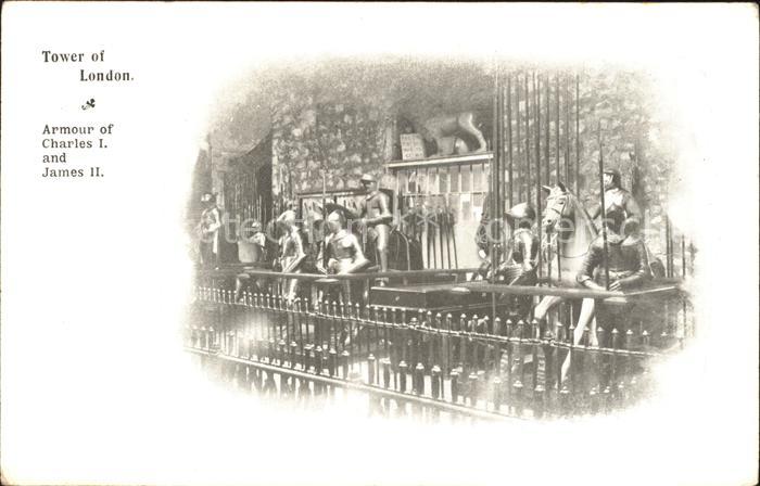 Rittertum Mittelalter Tower of London Armour Charles I. and J