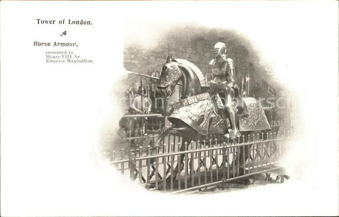 Rittertum Mittelalter Tower of London Horse Armour