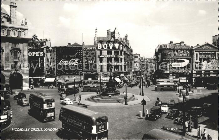 Autobus Omnibus Piccadilly Circus London