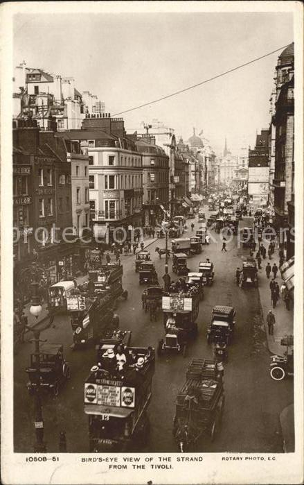 Foto Rotary Nr. 10508-51 Bird s Eye view of the strand Tivoli Autoverkehr
