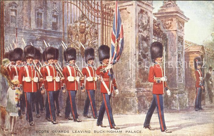 Leibgarde Wache Scots Guards Buckingham Palace Künstler