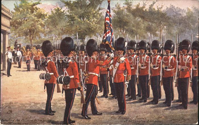 Verlag Tucks Oilette Nr. 3546 C Grenadier Guards Wellington Barr