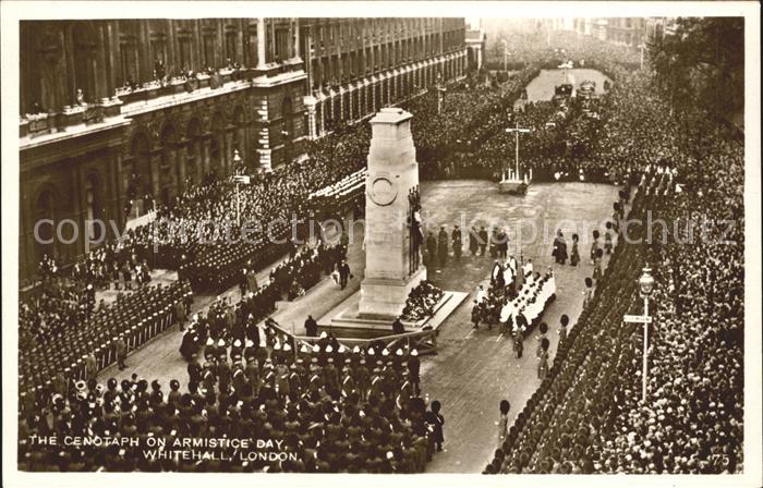 Leibgarde Wache Cenotaph on Armistice Day Whitehall Lon