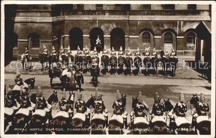 Leibgarde Wache Royal Horse Guards Whitehall London