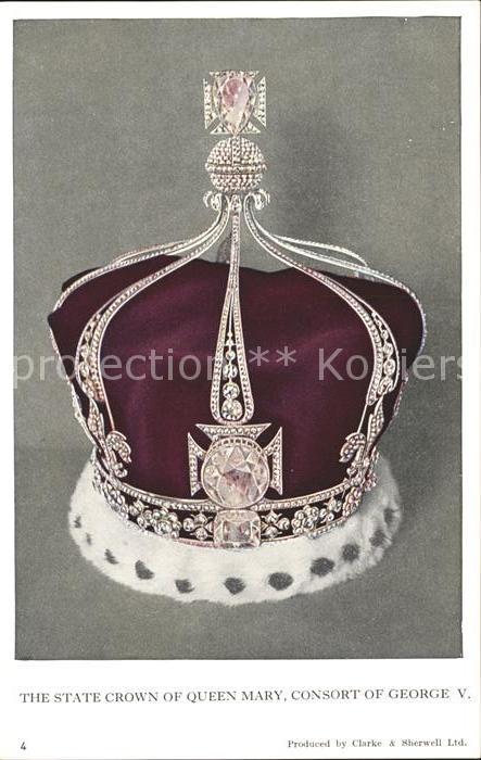 Krone Koenigshaeuser State Crown Queen Mary Consort George V