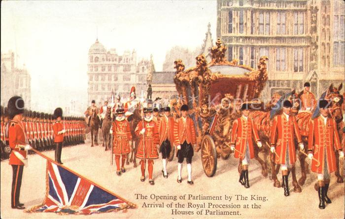 Leibgarde Wache Opening of Parliament by The King Royal