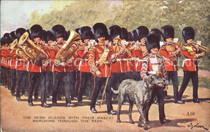 Leibgarde Wache Irish Guards Mascot Marching W. B. Woll