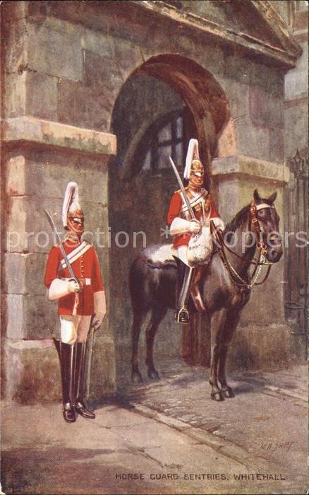 Leibgarde Wache Horse Guard Sentries Whitehall London
