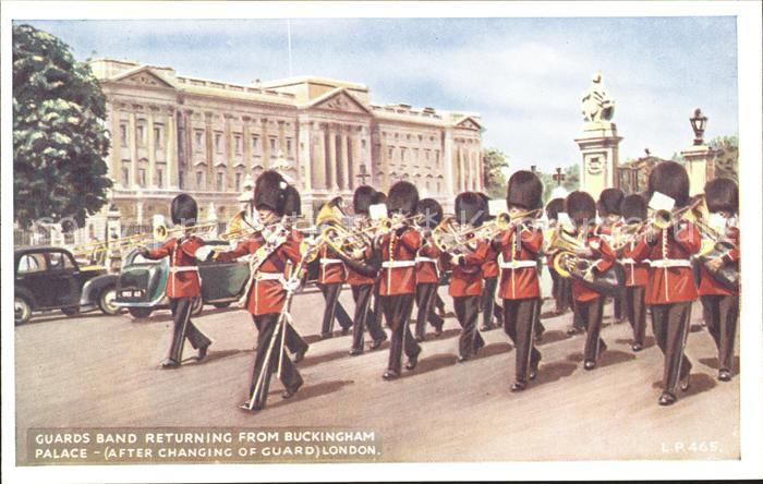Leibgarde Wache Guards Band Buckingham Palace London