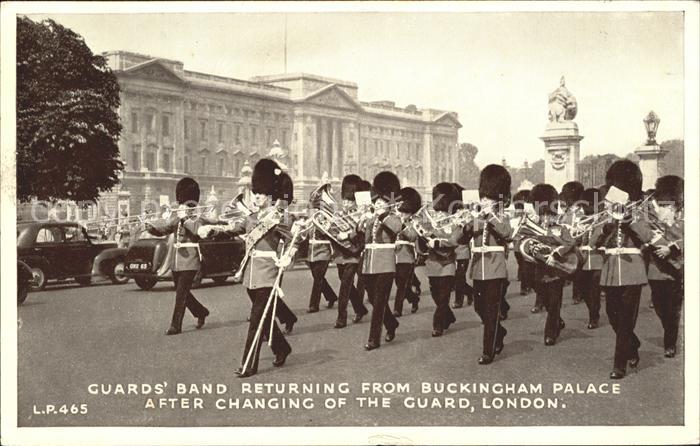 Leibgarde Wache Guards Band Buckingham Palace London