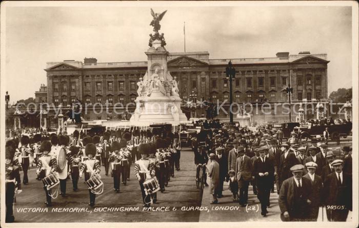 Leibgarde Wache Guards Band Victoria Memorial Buckingha