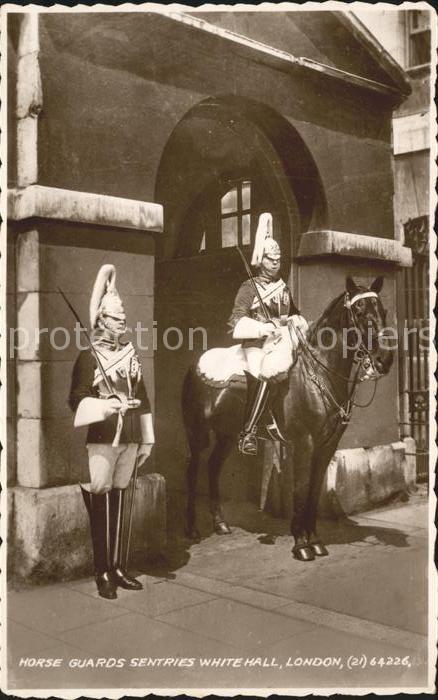 Leibgarde Wache Horse Guards Sentries Whitehall London