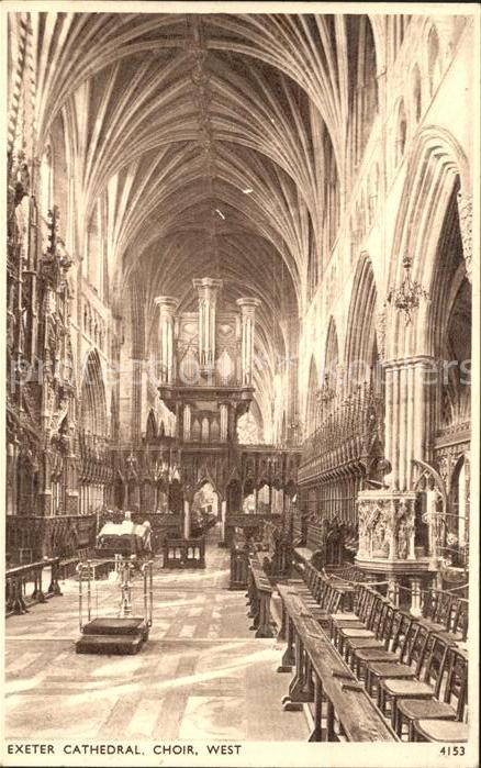 Kirchenorgel Exeter Cathedral Choir