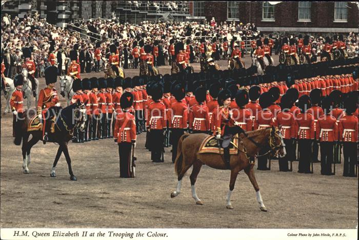 Leibgarde Wache Queen Elizabeth II Trooping the Colour