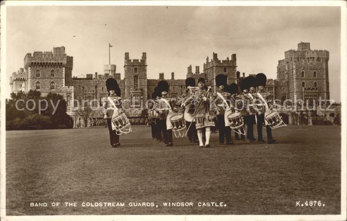 Leibgarde Wache Band Coldstrean Guards Windsor Castle