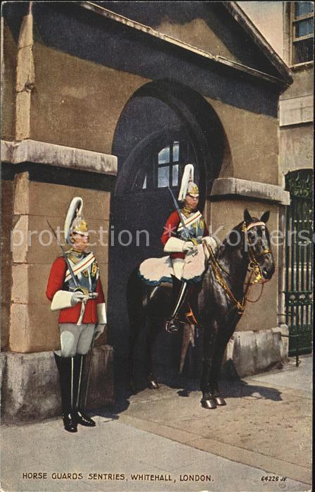 Leibgarde Wache Horse Guards Sentries Whitehall London