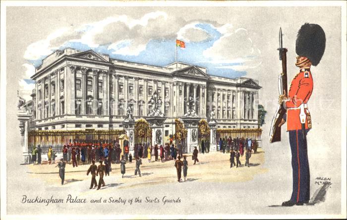 Leibgarde Wache Buckingham Palace Sentry of the Scots G