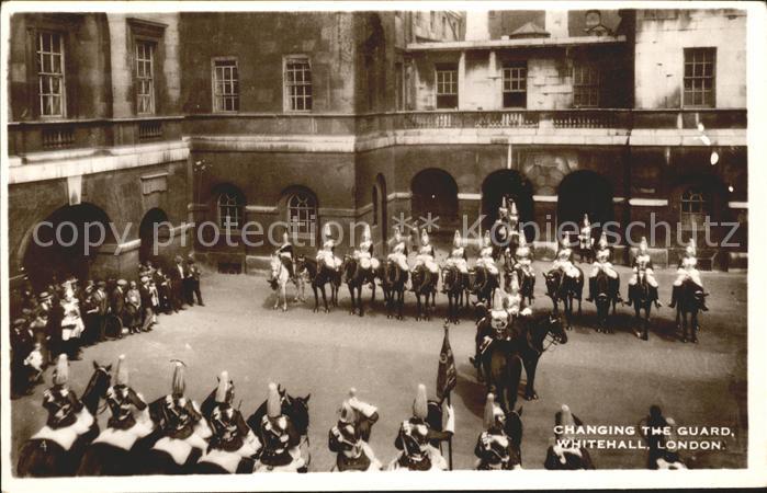 Leibgarde Wache Changing the Guard Whitehall London