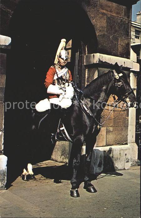 Leibgarde Wache Mounted Sentry Horse Guards Parade Lond