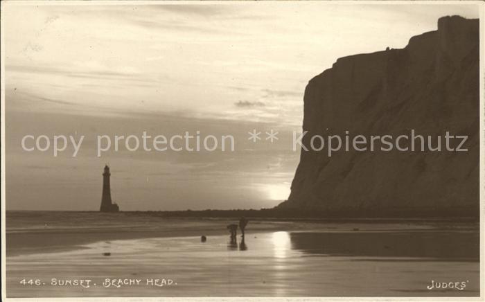 Leuchtturm Lighthouse Sunset Beachy Head