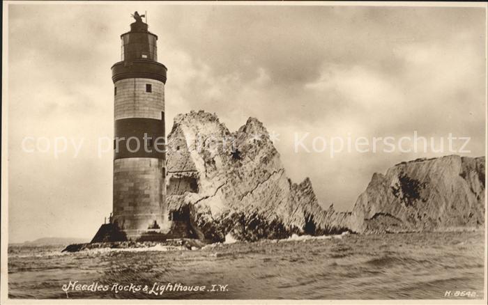 Leuchtturm Lighthouse Needles Rocks