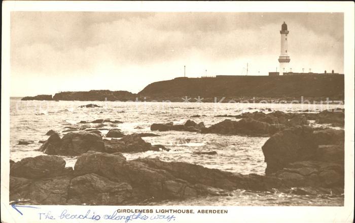 Leuchtturm Lighthouse Girdleness Aberdeen