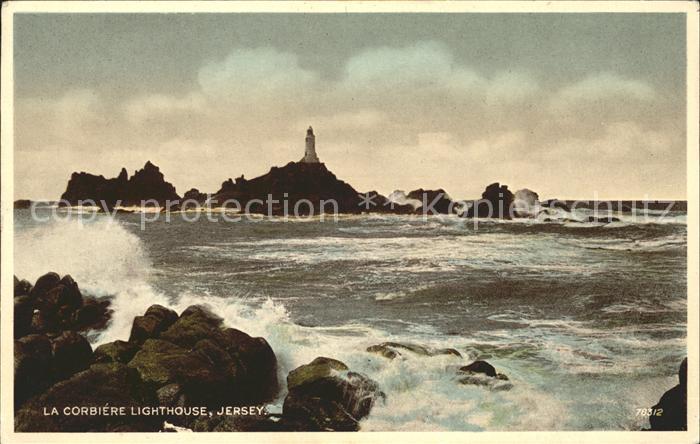 Leuchtturm Lighthouse La Corbiere Jersey