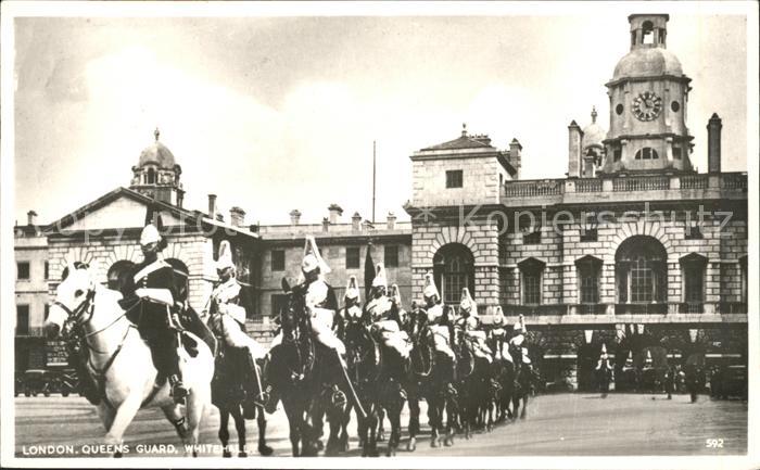 Leibgarde Wache Queens Guard Whitehall London