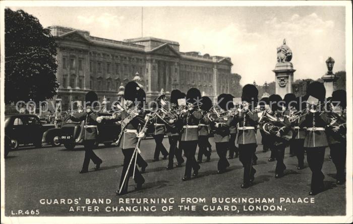 Leibgarde Wache Guards Band Buckingham Palace London