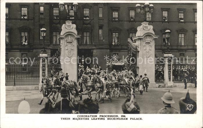 Adel England Coronation Procession Buckingham Palace