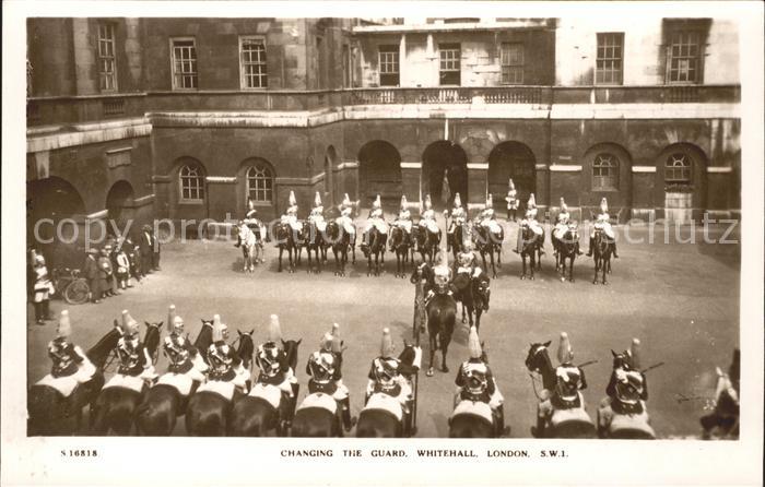 Leibgarde Wache Changing the Guard Whitehall London