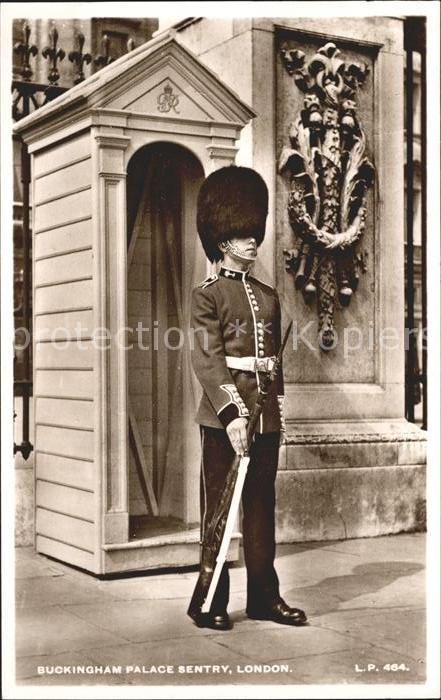 Leibgarde Wache Buckingham Palace Sentry London