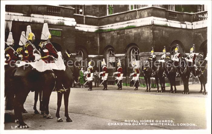 Leibgarde Wache Royal Horse Guards Changing Guard White
