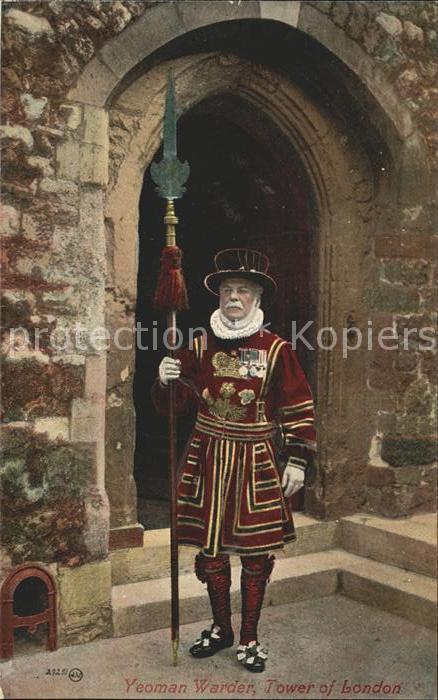Leibgarde Wache Yeoman Warder Tower of London