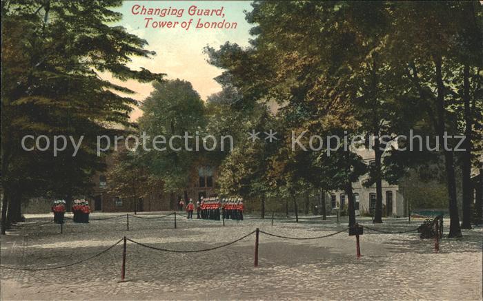 Leibgarde Wache Changing Guard Tower of London