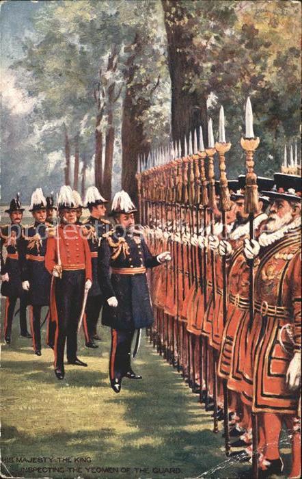 Leibgarde Wache King George V. Inspection Yeomen of the