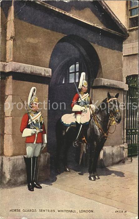 Leibgarde Wache Horse Guards Sentries Whitehall London