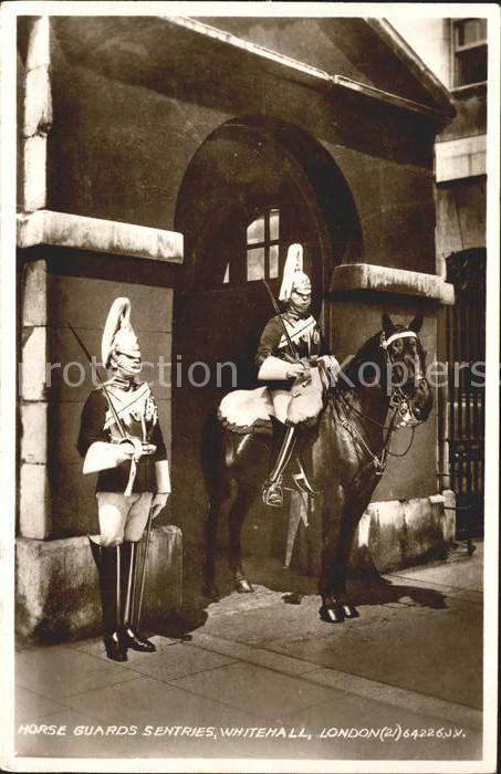 Leibgarde Wache Horse Guards Sentries Whitehall London