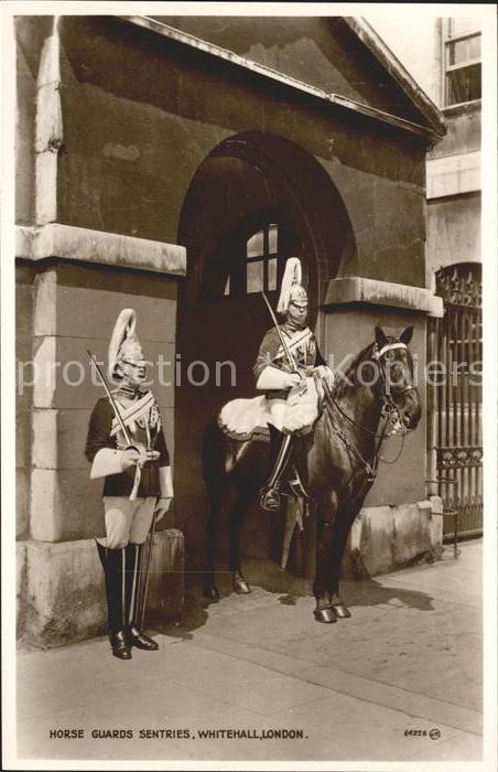 Leibgarde Wache Horse Guards Sentries Whitehall London