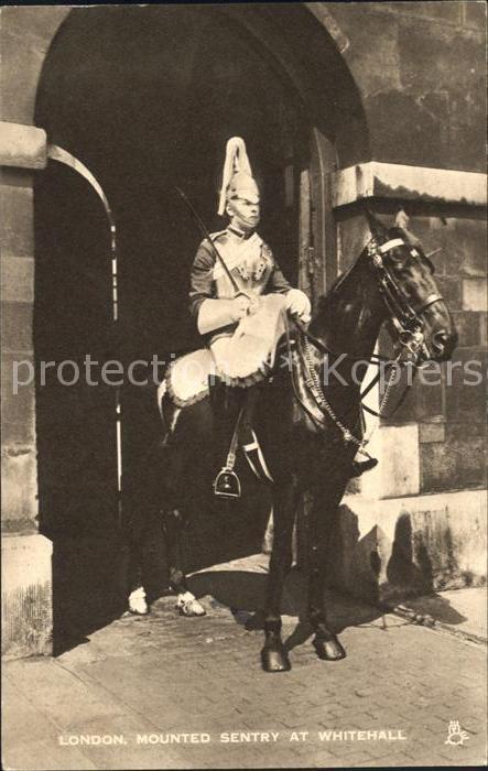 Leibgarde Wache Mounted Sentry Whitehall London