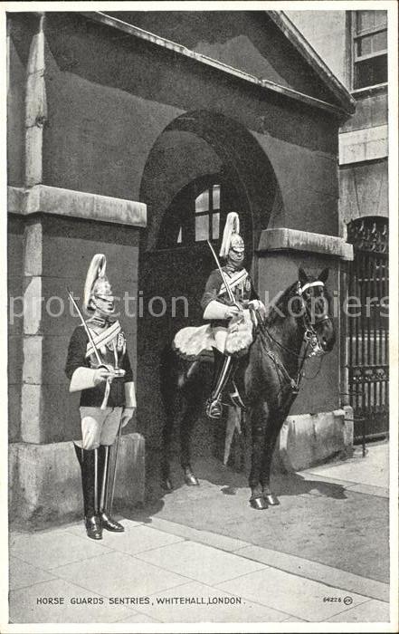 Leibgarde Wache Horse Guards Sentries Whitehall London