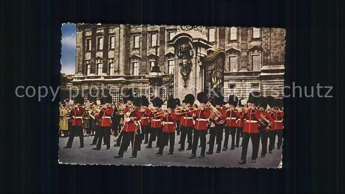Leibgarde Wache Guards Band Buckingham Palace London Tr